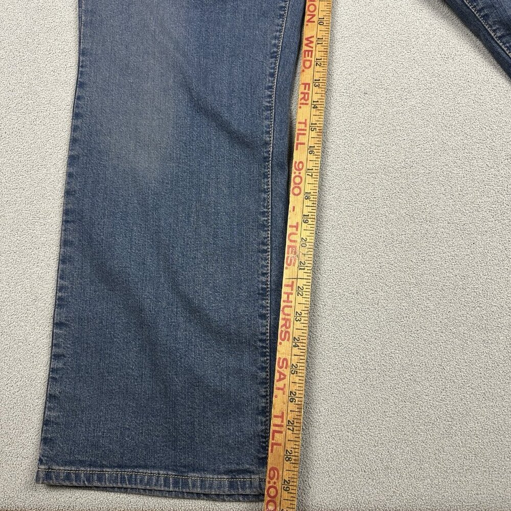 Vintage Y2K Levi's 550 Relaxed Boot Cut Stretch Denim Jeans Womens SZ 16 33x29 - Picture 10 of 15